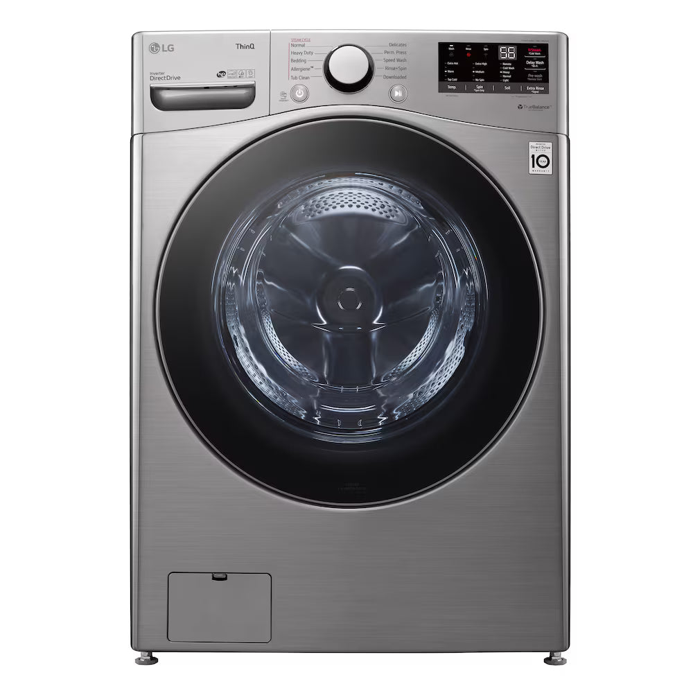 LG Electronics Smart Front Load Washer with AI and Wi-Fi
