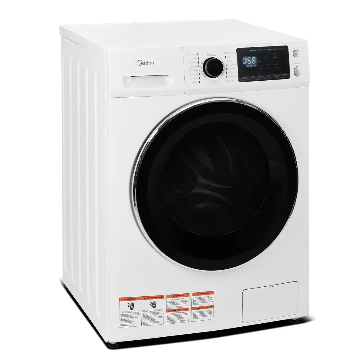 Midea 3.1 cu.ft. All-in-One Ventless Washer Dryer Combo – MLC31N4AWW | Compact & Efficient Laundry Solution