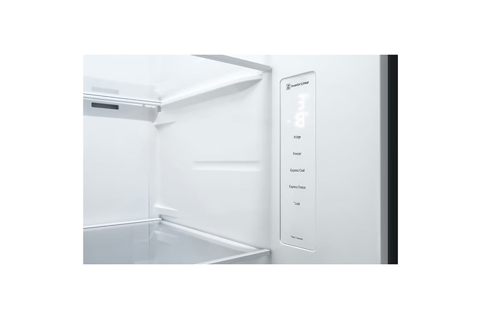 LG 36 in. 23 cu. ft. Counter Depth Side by Side Refrigerator with Door Cooling+ – LS23C4000V