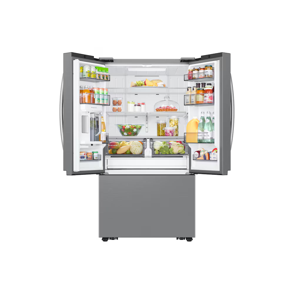 Samsung RF32CG5300SR 32 cu. ft. 3-Door French Door Smart Refrigerator (Fingerprint Resistant Stainless Steel, Dual Ice Maker, Beverage Center)
