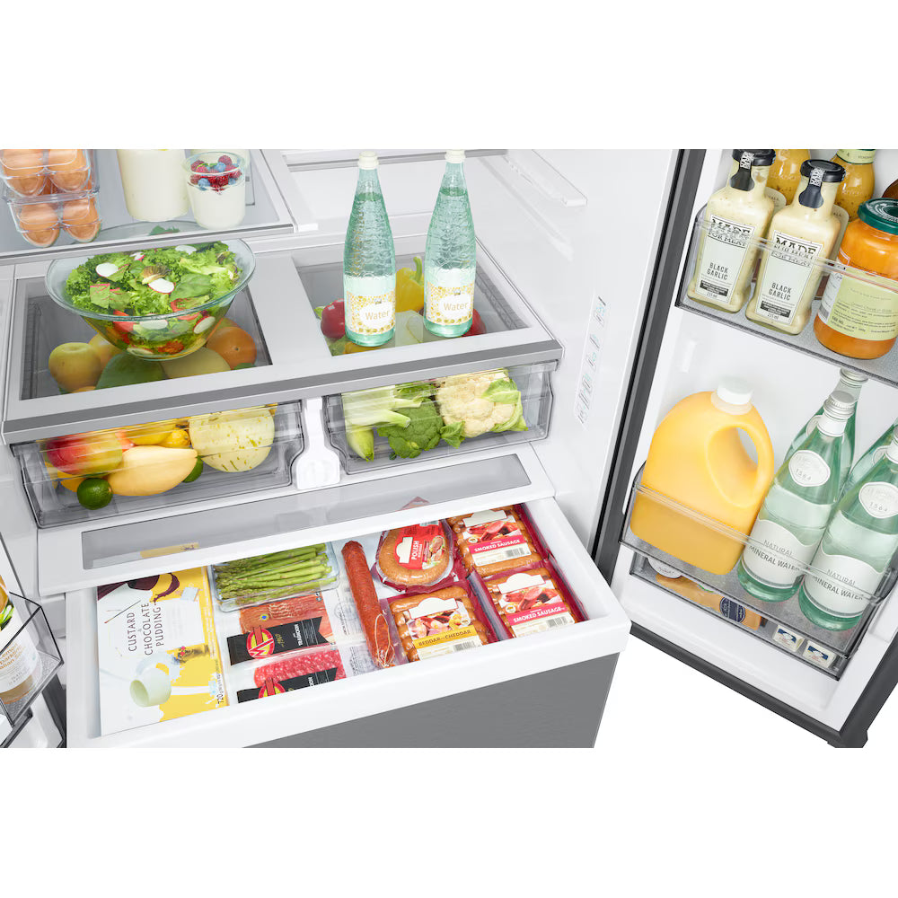 Samsung RF32CG5300SR 32 cu. ft. 3-Door French Door Smart Refrigerator (Fingerprint Resistant Stainless Steel, Dual Ice Maker, Beverage Center)