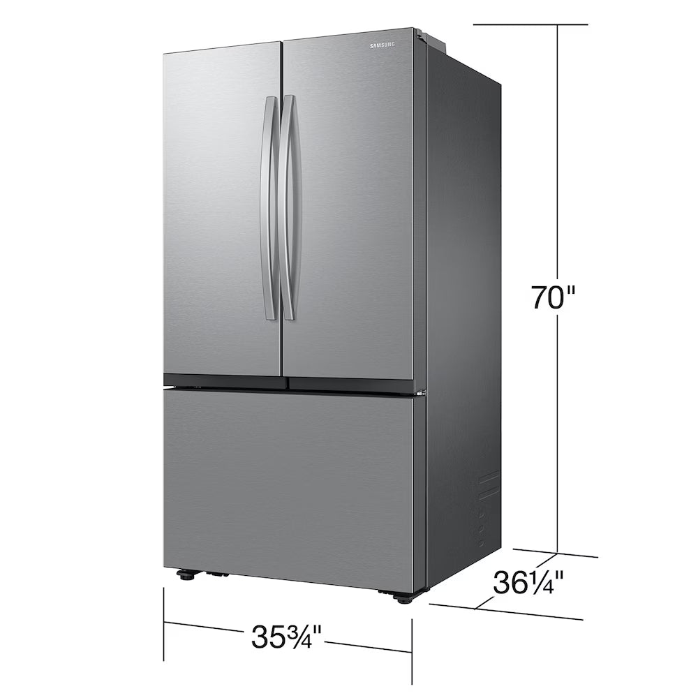 Samsung RF32CG5300SR 32 cu. ft. 3-Door French Door Smart Refrigerator (Fingerprint Resistant Stainless Steel, Dual Ice Maker, Beverage Center)