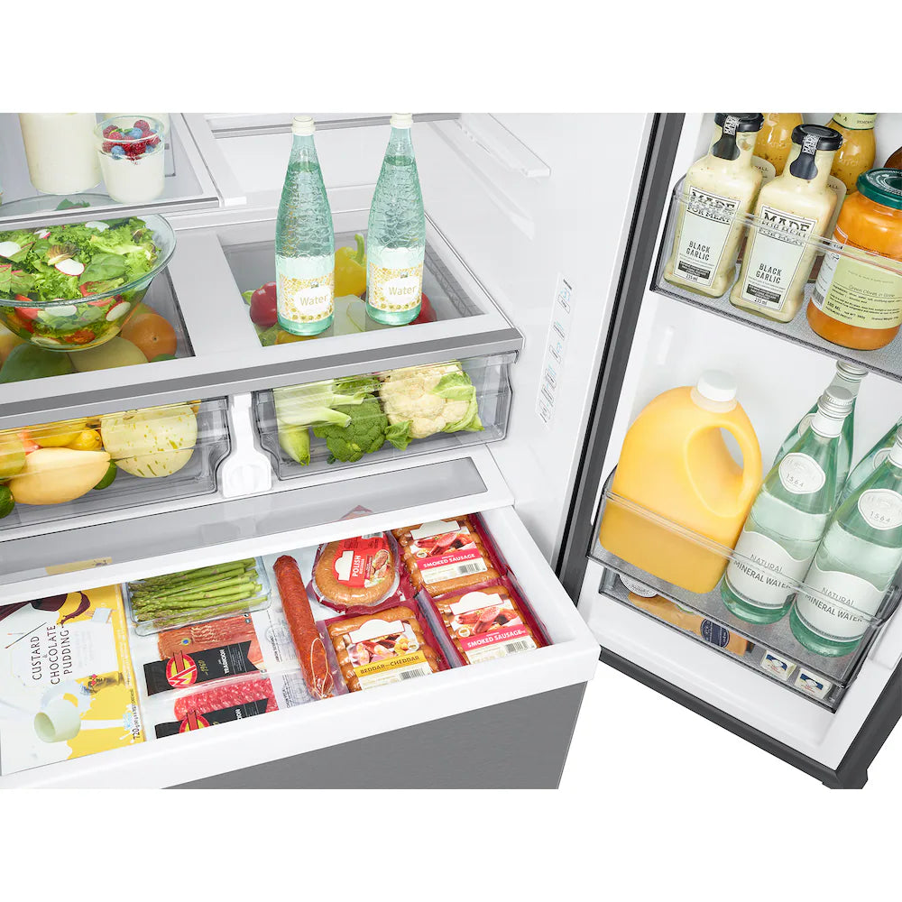 Samsung RF32CG5300SR 32 cu. ft. 3-Door French Door Smart Refrigerator (Fingerprint Resistant Stainless Steel, Dual Ice Maker, Beverage Center)